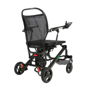 Jbh dc08l כוח טעינה קטן jbh מפעל חשמלי גלגל שיניים מרופד כיסא גלגלים אורתופדי שחור כיסא גלגלים - Product Image 5