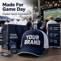 Casquette de camionneur personnalisée pour fans de football, avec logo brodé, dos en maille, couleur d'équipe, visière incurvée, vente en gros pour événements sportifs