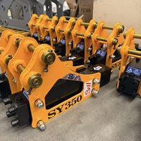Ciseaux de démolition hydrauliques de type boîte Yantai Sanyu SB05/SY350 pour excavatrices de 0,8 à 2,5 tonnes, garantie 12 mois, pour la construction