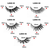 Faux cils en vison 3D avec logo personnalisé, vente en gros, 18 mm, effet naturel, 10 paires, plateau de cils mixtes œil de chat, imperméables et réutilisables