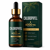 Complément Liquide de Chlorophylle Premium avec Herbe de Blé, Moringa et Luzerne pour le Bien-être Quotidien et le Soutien Digestif ODM