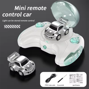 Nouvelle Voiture Télécommandée Mini 2.4G Beetle 2 Canaux avec Phares Sonores et Fonction de Stockage, Modèle de Voiture Moulé sous Pression Rechargeable - Product Image 1