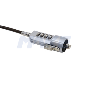 Mk855 Bán Buôn Tùy Chỉnh 4 Kỹ Thuật Số Mật Khẩu Kết Hợp An Ninh Cáp Máy Tính Khóa 3*5Mm Cao Quý Nêm Khe Cắm Máy Tính Xách Tay Cáp Khóa - Product Image 2