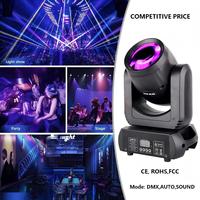 Projecteurs LED DMX512 200W Mini Moving Head à Effet Arc-en-ciel avec Télécommande, Éclairage Professionnel DJ 110V-220V pour Spectacles Scéniques