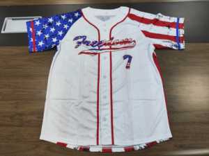 FQ Custom American <strong>Baseball</strong> <strong>Jersey</strong> Sublimation Digital <strong>Camo</strong> <strong>Baseball</strong> <strong>Jerseys</strong> Full Buttons <strong>Baseball</strong> <strong>Jerseys</strong> for Sports Uniforms - Product Image 4