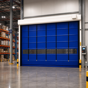 Porte Empilable en PVC Haute Performance Automatique pour Atelier Industriel Résistante au <span class=keywords><strong>Vent</strong></span> - Product Image 2