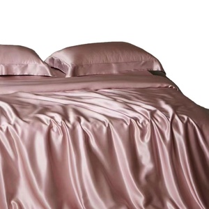 Parure de lit <span class=keywords><strong>en</strong></span> soie de mûrier anti-âge 4 pièces <span class=keywords><strong>en</strong></span> tissu de soie – Offre spéciale - Product Image 1