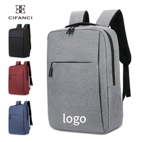 Sac à dos en tissu Oxford pas cher avec port USB multifonctionnel, sac à dos pour ordinateur portable pour étudiant avec logo personnalisable