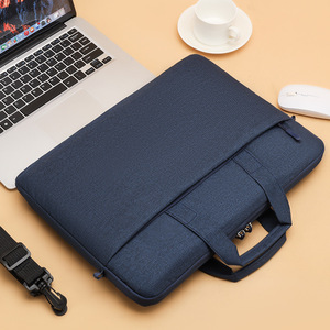 Sac pour ordinateur portable imperméable et antichoc, sacoche portable à bandoulière, 15,6 pouces, pour bureau, hommes et femmes, sacoche d'affaires personnalisée - Product Image 6