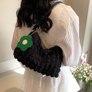 2025 nouveau sac à bandoulière pour femmes avec sac à main à bandoulière plissé de grande capacité de couleur unie
