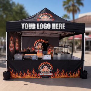 Tente pliante personnalisée pour l'extérieur, avec logo, pour salons professionnels, grand format, 10 <span class=keywords><strong>x</strong></span> 10, auvent pour la restauration - Product Image 1