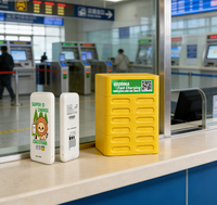 Station de recharge de batterie portable, distributeur automatique de batteries, station de location de batteries, kiosque pour usage public et commercial