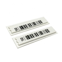 E-bit AM-L4511DR 5000 Unidades Etiqueta Suave Blanca EAS 58kHz DR con Código de Barras (Aleación Amorfa de PS) para Seguridad en Supermercados y Farmacias