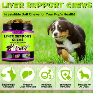Suplementos Oimmal para el Soporte Hepático de Mascotas, Marca Privada, Detox Natural, Masticables para la Función Hepática Saludable en Perros - Product Image 6