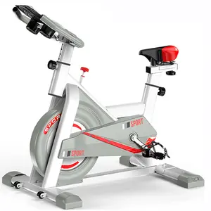 Gym Equipment Fitness Machine Exercise Bike Spin Bike Body Building Home Magnetic Static Bicycle Sports Steel Standard Unisex CP