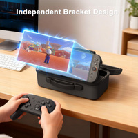 Étui de transport personnalisé OEM grand format pour Nintendo Switch 2, adaptateur secteur, sac de rangement rigide antichoc en EVA pour accessoires de console Switch 2