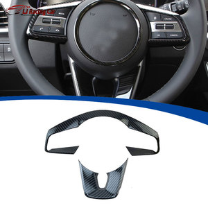 2 Piezas de Cubierta Decorativa para Volante de Coche, Aspecto de Fibra de Carbono, Accesorios para <span class=keywords><strong>Kia</strong></span> <span class=keywords><strong>Sportage</strong></span> R - Product Image 1
