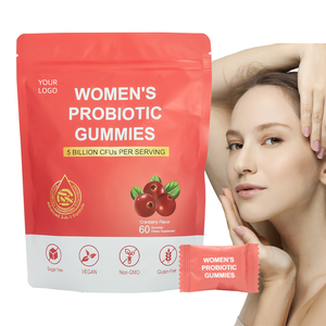 Gomitas probióticas para mujer de alta potencia con fibra prebiótica para el bienestar natural y la energía - Product Image 2