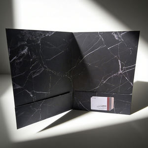 Оптовая продажа, Пользовательский логотип и размер A4, белая картонная бумага, папки для документов для офиса - Product Image 1