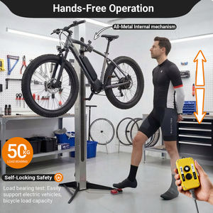 Support de réparation de vélo électrique pliable motorisé, hauteur réglable de 100 à 200 cm, 360° °   Support de travail pour vélo électrique rotatif anti-rayures - Product Image 6