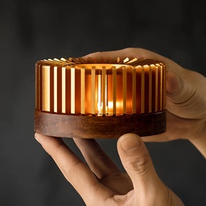 Réchauffeur de thé en alliage d'aluminium, rond, en bronze, détachable, pour réchauffer et préparer le thé - Product Image 2