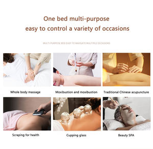 Tempat tidur terapi kecantikan portabel, tempat tidur pijat terapi fisik dapat dilipat tinggi dapat disesuaikan, tempat tidur Salon SPA kecantikan - Product Image 6