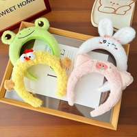 Bando Rambut Lucu Bergaya Kartun untuk Wanita, Desain Katak, Babi, Kelinci, Penguin, Aksesoris Rambut dan Bando Buatan Tangan