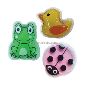 Paquete de gel frío y caliente para niños, con diseño de animal de dibujos animados para lesiones deportivas, primeros auxilios, alivio del dolor, nuevos productos