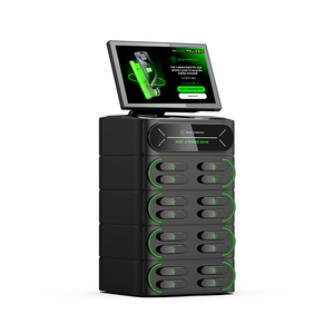 Station de recharge portable intégrée à écran tactile 16 emplacements, banque d'alimentation 4G empilable pour téléphone portable, 6000 mAh, sortie 60 W pour la <span class=keywords><strong>location</strong></span> - Product Image 3
