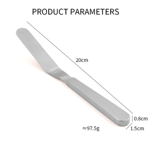 Utensilios Profesionales para Hornear en la Cocina, Cuchillo para Pan, Espátula para Glaseado de Pasteles, Espátula de Acero Inoxidable para Decoración de Pasteles - Product Image 2