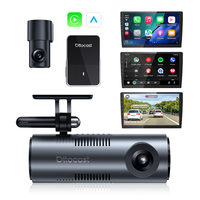 Caméra embarquée et enregistreur vidéo de voiture Ottocast 2-en-1 avec adaptateur CarPlay sans fil 1440P pour voitures équipées de CarPlay filaire d'usine, garantie 1 an