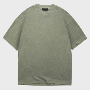 Fit Wash T-Shirt for <b>Men</b> Short Sleeve Tshirt Top Organic Cotton <b>Men's</b> T Shirt Sustainable O-Neck Tshirts Custom <b>Mens</b> Clothes - Product Image 2