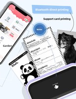 Impresora Térmica de Fotos de Formato Ancho de Alta Definición M03 Original para Estudiantes, Incluye Rollo de Papel