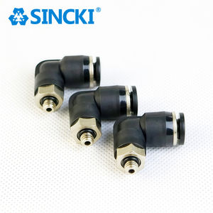 Fabriek Direct <span class=keywords><strong>Pl</strong></span> Serie One Touch Snelkoppelingen Mannelijke Elleboog Luchtslang Fittingen Voor Pneumatisch Gemaakt Van Kunststof - Product Image 4