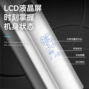 เครื่องตัดผมมืออาชีพ Kemei รุ่น KM-6050 เครื่องตัดผมไฟฟ้าโลหะพร้อมจอแสดงผลดิจิตอลและการชาร์จแบบ USB - Product Image 3