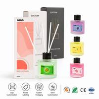 Nouveau diffuseur de parfum d'ambiance aux fruits, parfum longue durée, huile essentielle fruitée, ensemble de diffuseurs à bâtonnets 50ML