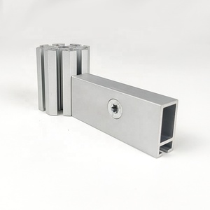Système de stand d'exposition modulaire en aluminium anodisé argenté durable de 32 mm pour les salons professionnels - Product Image 3