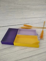 Boîte vide de luxe personnalisée faite à la main pour faux cils, avec fermeture magnétique, gaufrage et doublure en éponge, en papier mat/brillant