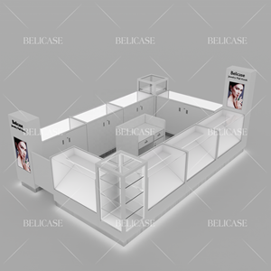 Quiosco de centro comercial de joyería de 10*15 pies para gabinete de escaparate de joyería de gama alta para colocar anillos de joyería de moda - Product Image 6