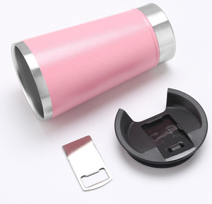 Tasse à café et à bière en acier inoxydable à double paroi isolée de 20 oz en gros vierge personnalisée tasses à vin en vrac avec couvercle - Product Image 6