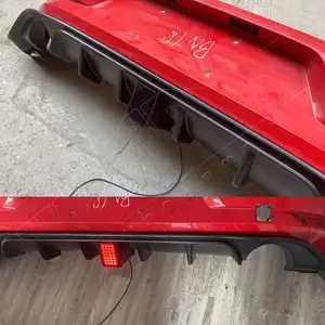 Auto Tuning Upgrade Bodykit ABS Carbon Fiber TCR Style Rear Led Lip Bumper Diffuser For VW Golf 7.5 MK7.5 Up To Golf GTI TCR