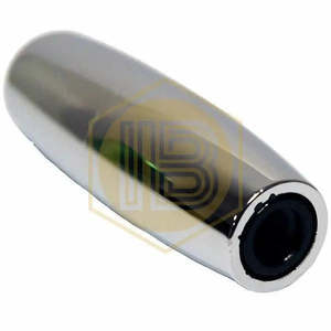 Cylindrical, chrome-plated <b>tap</b> knob - Product Image 3