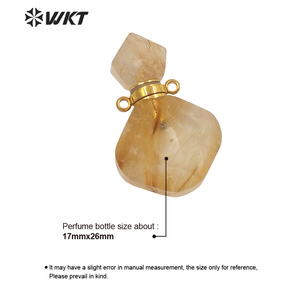 WT-P1724 2021ศักดิ์ศรีและแฟชั่นสีเหลืองซิทรินเครื่องประดับสำหรับสุภาพสตรีสวยปรับเครื่องประดับจี้สำหรับวันครบรอบพรรคของขวัญ - Product Image 6