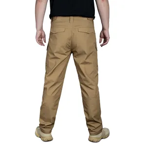 Pantalon tactique de travail extérieur pour hommes Pantalon cargo tactique léger et déchirable