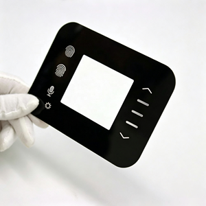 Panneau tactile en acrylique personnalisé avec épaisseur et dimensions sur mesure pour interrupteur de thermostat intelligent - Product Image 1