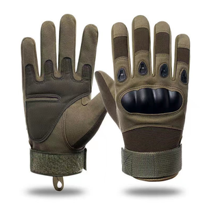 Gants tactiques DFTG1123 personnalisés pour la vente en gros – Vert olive, marron, kaki, beige désert – Écran tactile, protection des phalanges, stock DF - Product Image 4