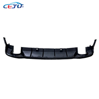 Diffuseur de pare-chocs arrière, lèvre noire brillante, séparateur, spoiler, plaque, kit carrosserie, queue pour Volkswagen VW Golf 8
