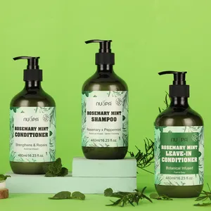 Bingo Großhandel Fabrik natürlicher Rosemary-Biotin-Shampoo sulfatfrei vegan Anti-Haarausfall-Haarshampoo