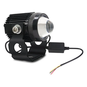 Mini Faro Delantero LED de 15W para Motocicleta, 150LM, Doble Color Blanco y Amarillo, Sistemas de Iluminación Automática, Luz Alta y Baja, Auxiliar para Motor - Product Image 1
