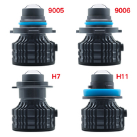 Luz Antiniebla Láser con Chip 3570 y Decodificación de 24W, Luz Blanca/Dorada/Lima, H7/9005/9006/H11, Faros LED de 12V